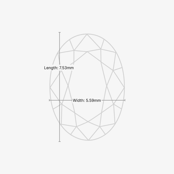 Diamond top view schematic